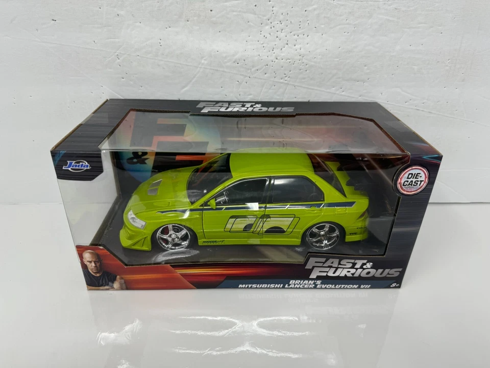 Jada Fast & Furious Brian's Mitsubishi Lancer Evolution VII 1:24 Diecast Foto 4 de 4
