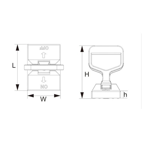 Permanentmagnetkran 50 kg manuelles Hebe- und Handhabungswerkzeug für Stahlplatten - Bild 3 von 14