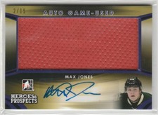 2015 15-16 ITG Heroes and Prospects Jersey Autographs #AGMJ1 Max Jones 2/15