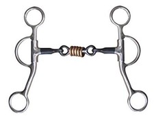 Showman Stainless Steel 5" Dogbone Snaffle Bit