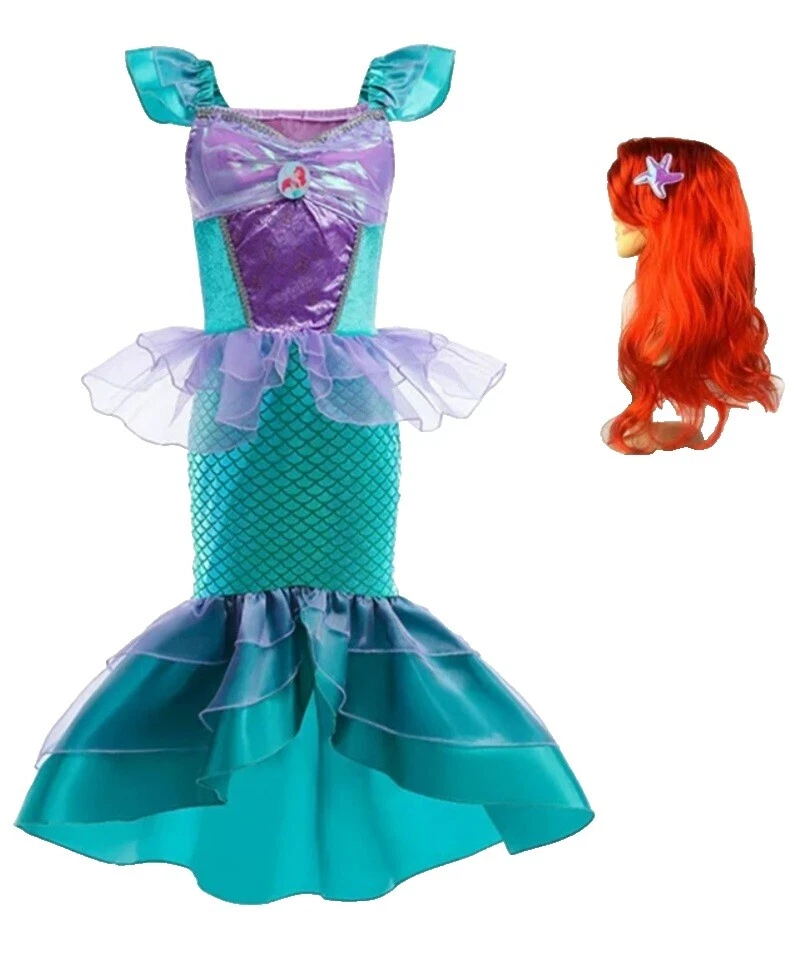 Mermaid Christmas Sleeveless Dresses for Girls
