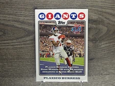 2008 Topps #318 Plaxico Burress PSH