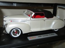 1939 LINCOLN ZEPHYR SIGNATURE 1:18 OPENING DOORS, HOOD TRUNK. HAS TOP DOWN BOOT