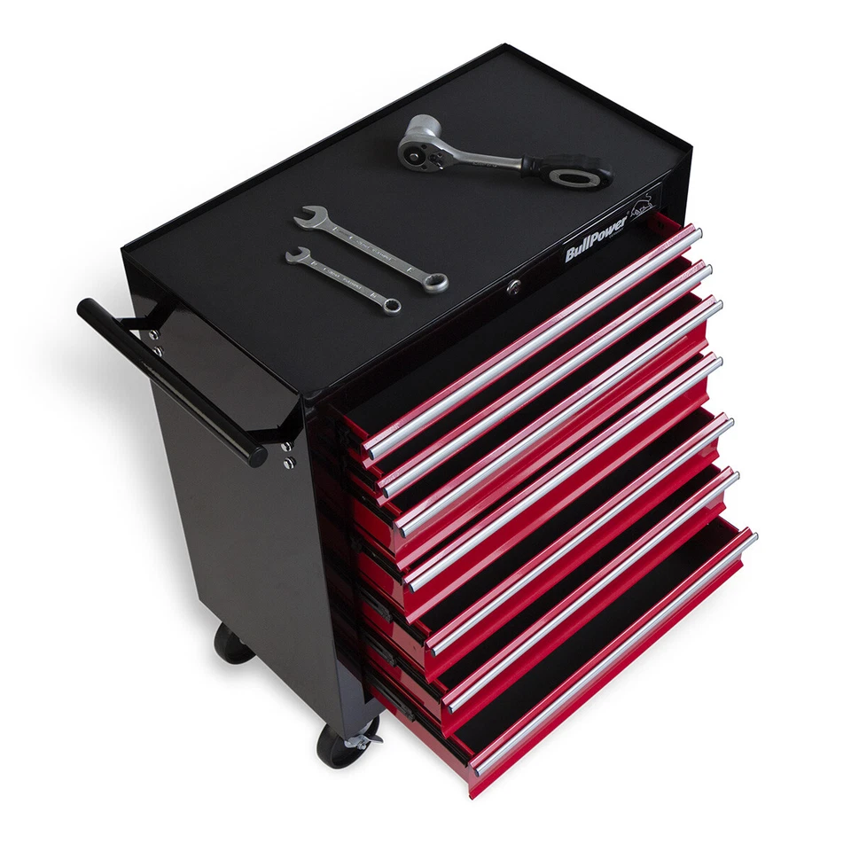 Werkstattwagen 7 Schubladen Werkzeugwagen Rollwagen Werkzeugkiste kugelgelagert - Bild 3 von 4