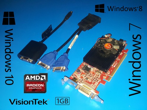 3-Monitor VGA 1GB Video Graphics Card 