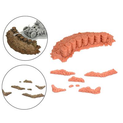 1/72 Kriegsszene Modellbausätze Landschaft Dekor für Züge Eisenbahn Straßen Model Accs