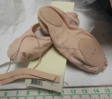 Bloch Splitsole Ballet Shoe S0213L ProLite II 2 Canvas Pink w/ elastics
