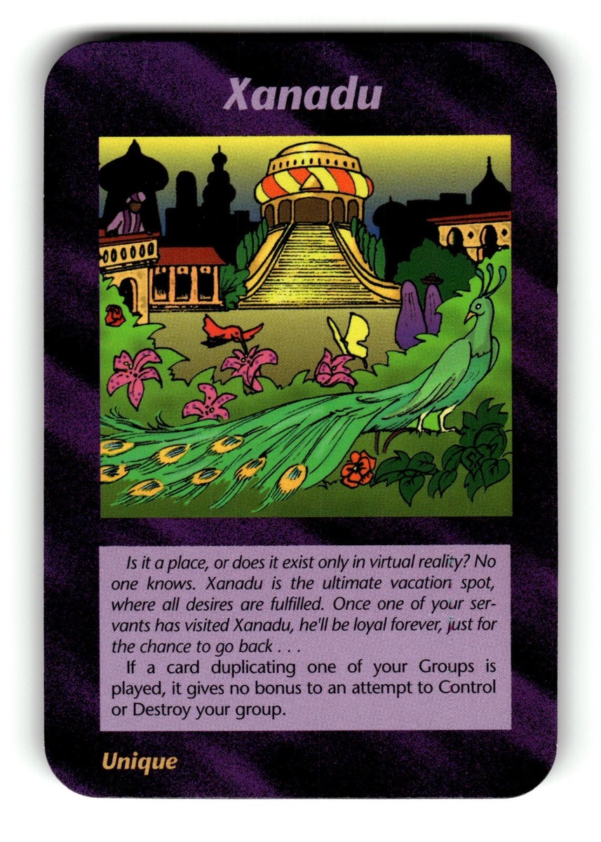 Xanadu Card Unlimited INWO Illuminati New World Order