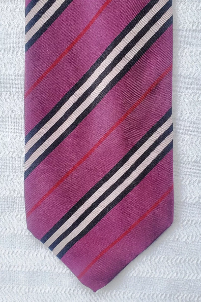 Burberry pink on sale check tie