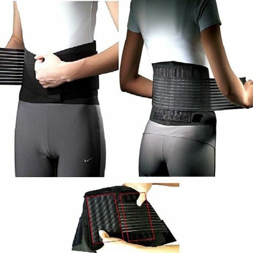 FASCIA ELASTICA LOMBARE SUPPORTO SCHIENA RENI LOMBARE TUTORE CON SOSTEGNI SC0 - Foto 1 di 1