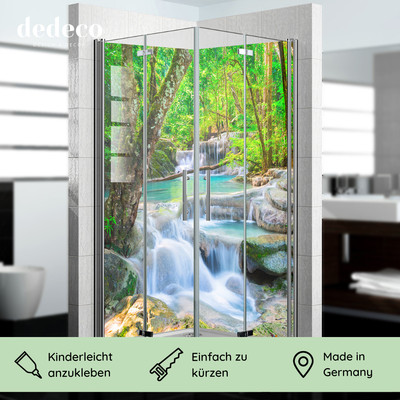 Alu Eck Duschrückwand Fliesenersatz Wandverkleidung Bad Dusche Rückwand fugenlos