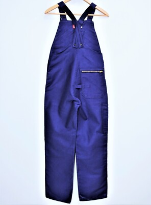 NEW FRENCH VINTAGE 50/60s Work Blue Moleskin Overalls