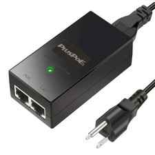 24V Passive PoE Injector Adapter Fit for Ubiquiti POE-24W-G Not for 802.3af/at