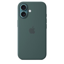 Image of Official Color Logo Liquid Silicone Case With MagSafe For iPhone 16 Pro 16 Plus