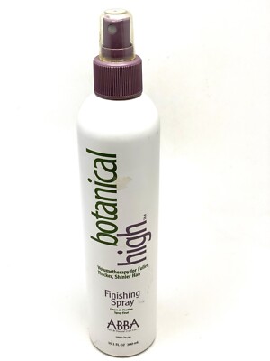 Botanical High Finishing Spray By Abba 10.1 Fl.oz Volumetherapy For Hair 