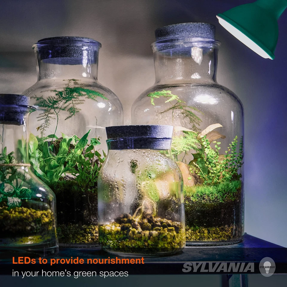 SYLVANIA Full Cycle 20W LED Grow Light Bulb, PAR38, 30 Micromoles/s, 6 Pk - Image 3 of 4