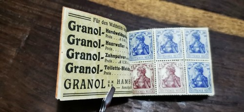 Germany Deutsches Reich 1920 Markenheftchen/Booklet Mi. Nr. 13 Germania Unused - Picture 4 of 11
