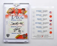 2024-25 Sereal KHL AUTO Six #19 Tomas Jurco Adam Clendening Tyler Graovac 1/5