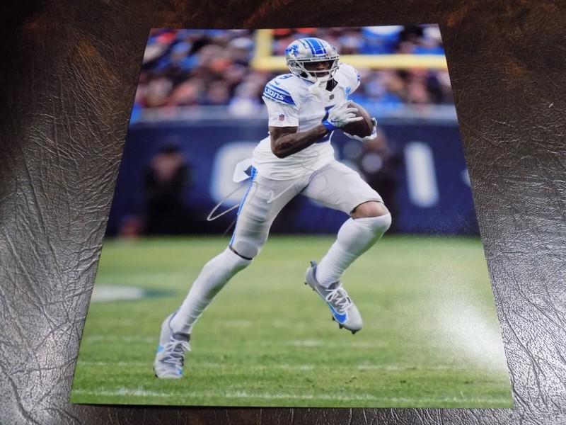 JAMESON WILLIAMS AUTOGRAPHED LIONS 8X10 PHOTO W/COA