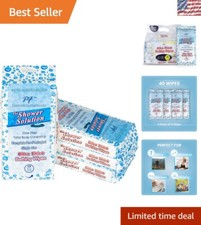 40 Pack of Extra Thick Bathing Wipes - Perfect for Patients  Outdoor Activities