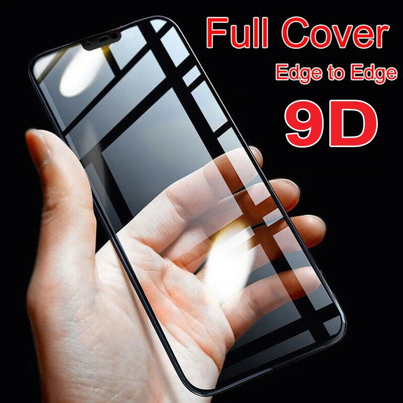 Cubierta protectora de pantalla de vidrio templado de cobertura completa para OnePlus 8 7 6T 6 5T 9D Foto 2 de 4
