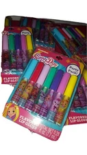 Nickelodeon Sunny Day 7pc Set Party Pack flavored Lip Glosses COTTON CANDY+ MORE