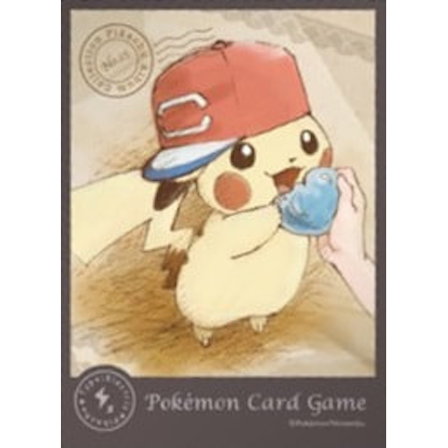 Pikachu Ash Hat Alola Pokemon Center Exclusive Card Game Sleeve (2017