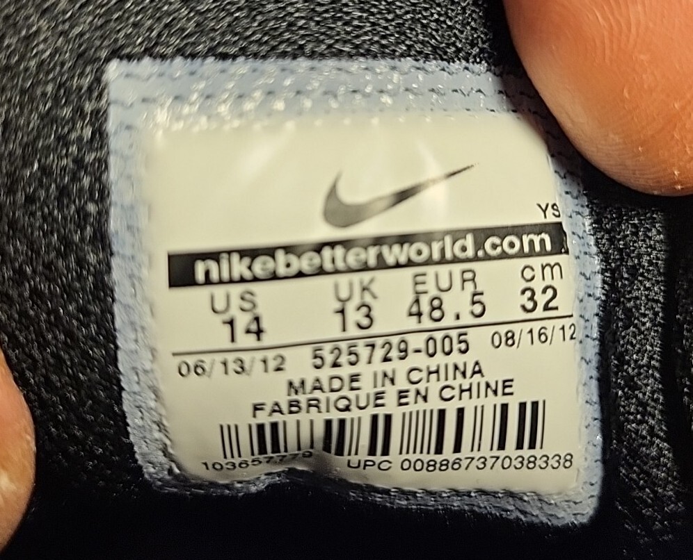 NIKE Lサイズ Nike CTR360 Mens 11.5 Soccer Cleats 2012 Kangaroo Lite