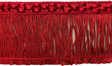 RED FRINGE - 2  " x 17 yards, 28" long - 20