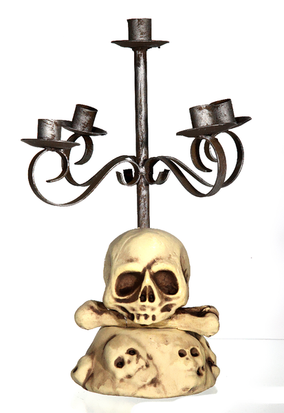 "Halloween \"Der 5 Flammige KerzenstäNder\" Grusel Party Licht Deko"-image