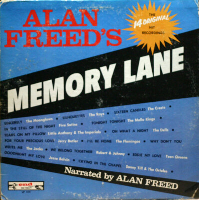 VARIOUS Alan Freed's Memory Lane End 314 R&B DOO WOP 1962 33RPM