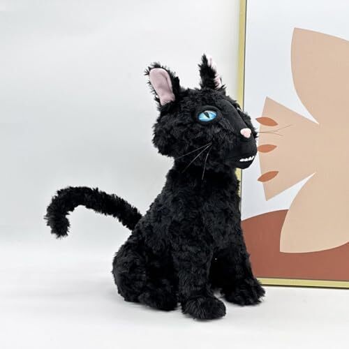 12” Black Cat Plush, Cat Monster Stuffed Animal Pillow Doll Toy - Picture 11 of 12