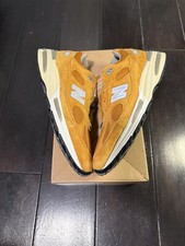 New Balance 991v2 Made in England Brights Revival Yellow Men\'s Size 8D Tried‎ On Today - NB 991v2 “Bright Revival Pack” U991YE2  main image 4