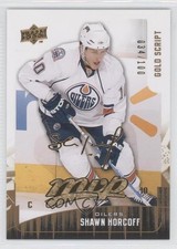 2009-10 Upper Deck MVP Gold Script 34/100 Shawn Horcoff #181 0c3