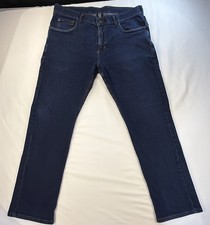 Origin Delta D68 Jeans Mens 40/32 Legit Fit Straight Blue Stretch Denim USA Made