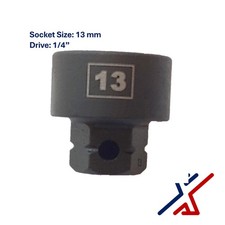 13mm. x 1/4 Drive Nano Socket / Stuby Socket ...
