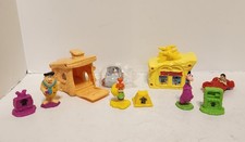 Vintage 1990s Flintstones Collectible Figure Lot Hanna Barbera Others
