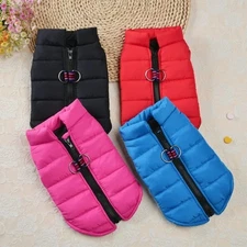 Dog Winter Jacket, Waterproof Windproof Dog Vest for Large Medium Small Dogs