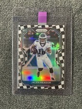 Jalen Reagor 2020 prizm checkerboard #342 Rookie Card. rookie card picture