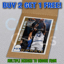 SHAQUILLE 'SHAQ' O'NEAL Basketball Rookie Trading Card ● Vending Machine STICKER