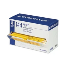 Staedtler Woodcase Pencil, HB (#2), Black Lead, Yellow Barrel, 144/Pack