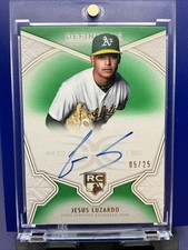 Jesus Luzardo 2020 Topps Definitive Green SP Auto Rookie Serial #’d /25 Oakland