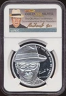Gold & Silver Pawn Shop 1oz. .999 Silver "The Old Man" Birthday Round NGC-SIGNED