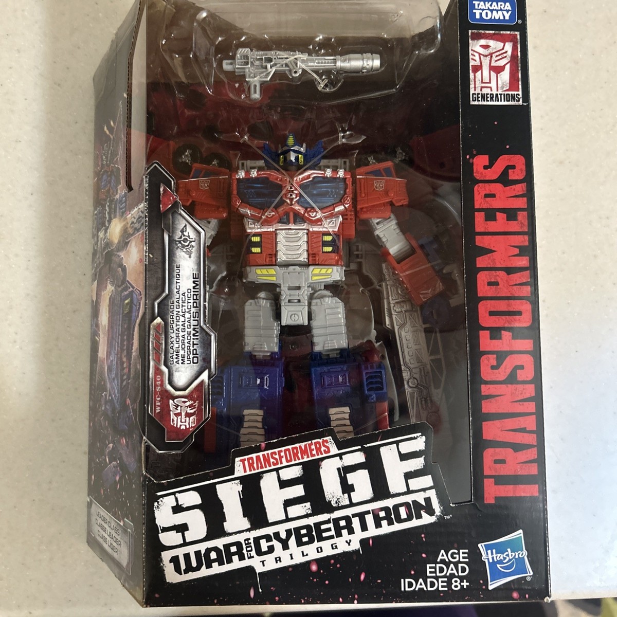 Galaxy Upgrade Kit Siege Optimus Prime Leader Class Hesbro