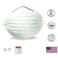 Comfortable  Breathable Dust Masks - 5-Pack Honeywell Nuisance Masks for Adults