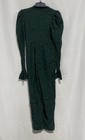 Free People Women's Slayin' It Jumpsuit Green Geo Print Puff Sleeve Sz XS — photo 2