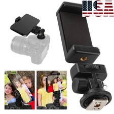 Smartphone Tripod Mount Camera Hot Shoe Mount 360 Degree Rotatable