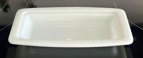 Vintage Pyrex Butter Dish Bottom Tray - Replacement White 72-B  Milk Glass