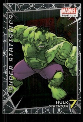 2023 Upper Deck Marvel Platinum Super Statistics #SS05 Hulk - NM-MT