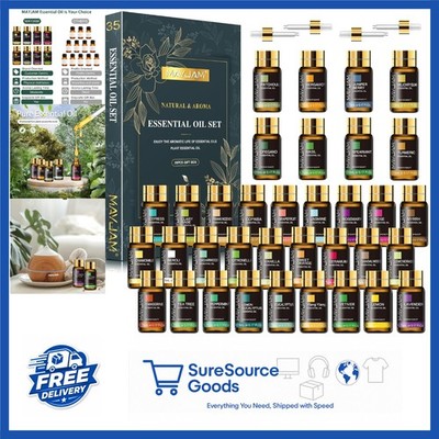 35x5ML Essential Oil Gift Set for Diffusers and DIY Projects Aromatherapy